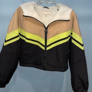 L.A Hearts- PacSun Cropped Zip-Up, Size Small